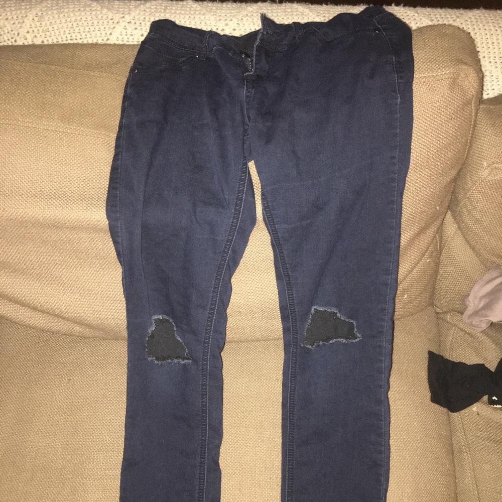 Torn women jeans